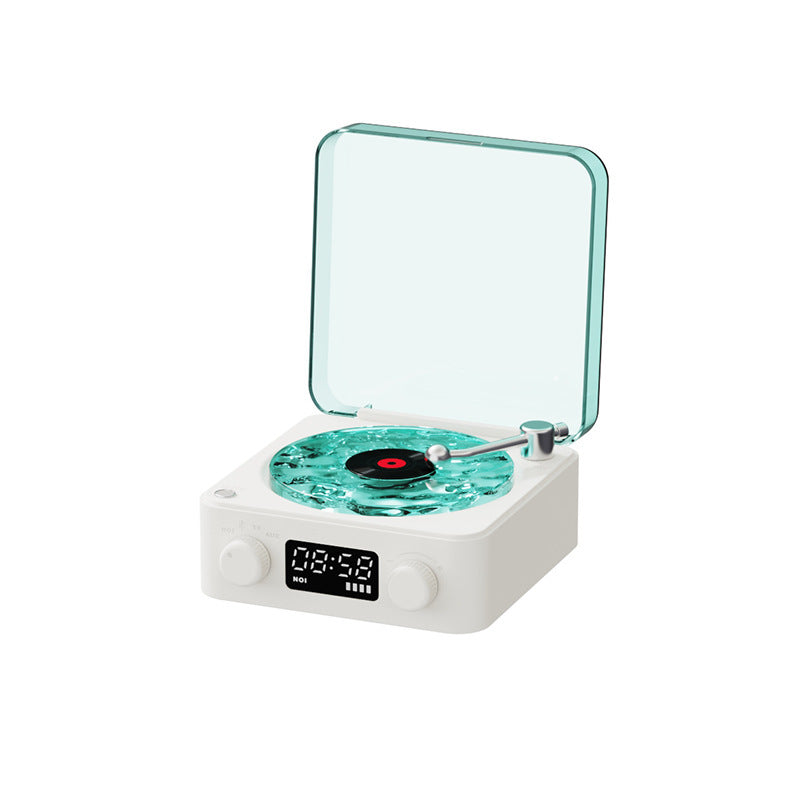 Retro Turntable Speaker Stereo Sound Projection Lamp