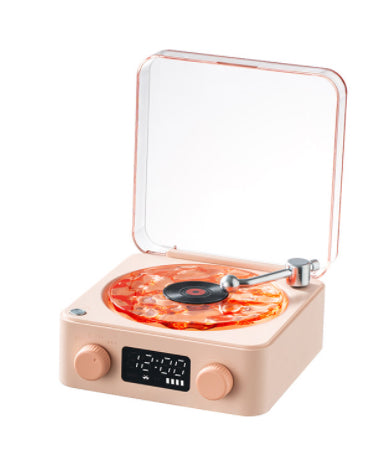 Retro Turntable Speaker Stereo Sound Projection Lamp