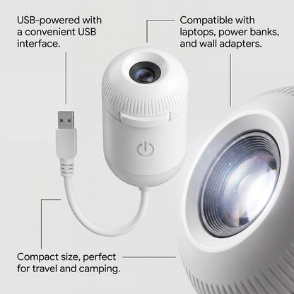 Sternenhimmel – Projektionsnachtlicht USB-betrieben