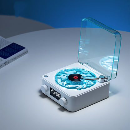 Retro Turntable Speaker Stereo Sound Projection Lamp