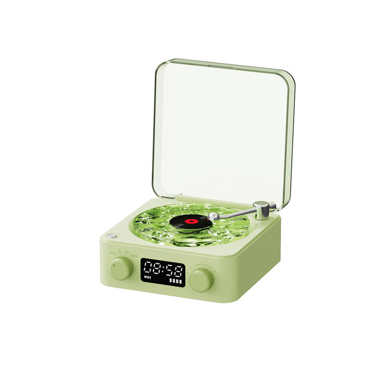 Retro Turntable Speaker Stereo Sound Projection Lamp